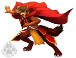  assassin canine cape dagger falvie fox male mammal plain_background solo warrior weapon white_background xepher 