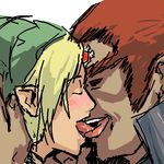  ganondorf kiss link lowres the_legend_of_zelda yaoi 