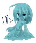  ! artist_request blue_eyes goo_girl horns mofuaki monster_girl pointy_ears slime_girl small_breasts 