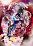  absurdres black_hair boots boxing_gloves capcom casino dark_skin highres laces m_bison male male_focus money official_art street_fighter street_fighter_x_tekken 