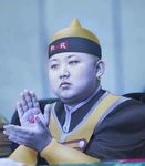  1boy android_19 cosplay dictator dragon_ball edit edited fat fat_man hat kim_jeong_en kim_jong-un kim_jong_un north_korea parody photo serious solo what 