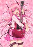  angel_beats! guitar long_hair pink_eyes pink_hair possible_duplicate tagme yui yui_(angel_beats!) 
