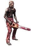  1boy barefoot blood capcom chainsaw chainsaw_majini highres majini resident_evil resident_evil_5 