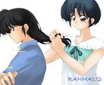  1girl casual hairdressing jill_lien long_hair ranma_1/2 saotome_ranma tendou_akane 
