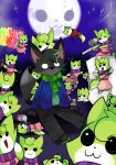 absurd_res anthro beverage beverage_can black_body black_fur black_nose body_pillow breasts canid canine canis cirme class_zero clothed clothing crowd dakimakura_design dakimakura_pillow dark_body dark_fur digital_media_(artwork) duo dynamite e-01 explosives female fur green_body green_eyes green_fur group gun hair handgun hi_res holding_gun holding_object holding_weapon lying machete male male/female mammal melee_weapon moon multicolored_body multicolored_fur night outside pillow public ranged_weapon rifle running scarf simple_background smile sniper sniper_rifle soda tail two_tone_body two_tone_fur weapon white_body white_fur wolf zero_one