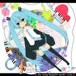  bad_id bad_pixiv_id balloon beamed_eighth_notes blue_eyes blue_hair detached_sleeves dotted_half_note dotted_quarter_note eighth_note engrish guitar half_note hatsune_miku headphones instrument long_hair microphone musical_note necktie piano piano_keys quarter_note ranguage sheet_music skirt solo staff_(music) thighhighs twintails very_long_hair vocaloid 