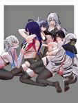  absurdres ai-generated bronya_rand bronya_zaychik bronya_zaychik_(silverwing:_n-ex) grabbing grabbing_another&#039;s_breast highres honkai:_star_rail honkai_(series) non-web_source nude seele_(honkai:_star_rail) seele_vollerei seele_vollerei_(herrscher_of_rebirth) seele_vollerei_(stygian_nymph) tagme yuri zhkpiton 