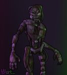 absurd_res ambiguous_gender animatronic barely_visible_genitalia chassis clawed_fingers claws clothed clothing emo emo_haircut endoskeleton five_nights_at_freddy&#039;s five_nights_at_freddy&#039;s:_security_breach five_nights_at_freddy&#039;s:_security_breach_ruin genitals glowing glowing_eyes green_and_purple hi_res humanoid hydraulics machine metal metallic_body mostly_nude robot robotic robotic_arm robotic_hand robotic_leg robotic_limb robotics rust scottgames segmented_arms segmented_body segmented_legs serving_cunt skimpy small_waist solo steel_wool_studios tall the_mimic_(fnaf) tube vjart vjsins
