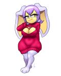 4:5 alpha_channel big_breasts breasts cleavage clothed clothing female furball hi_res huge_breasts keyhole lagomorph leporid lilly_(disambiguation) mammal rabbit sega simple_background sonic_the_hedgehog_(series) sweater sweater_dress topwear transparent_background