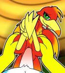 2025 3_toes animated anthro anthro_on_feral avian banjo-kazooie bedroom_eyes bestiality blush breegull clitoris curling_toes depth_of_field digital_drawing_(artwork) digital_media_(artwork) duo eyelashes feathered_wings feathers feet female feral first_person_view genitals green_eyes head_tuft hi_res kazooie leg_grab loop lying male male/female multicolored_body narrowed_eyes on_back otterjunk outline outside outside_sex penetration penile penile_penetration penis penis_in_pussy pussy rareware seductive sex short_playtime solo_focus tagme tail tail_feathers talons taylor_vee thigh_grab toes tongue tongue_out tree_stump tuft vaginal vaginal_penetration white_outline wings