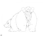 2025 anal_prolapse animal_genitalia animal_penis anus aroused ass_up backsack balls bear bear_ears big_anus big_balls big_penis bodily_fluids brown_bear butt butt_grab digital_drawing_(artwork) digital_media_(artwork) disembodied_hand erection eyebrows feral fur furry_tail genitals grizzly_bear hand_on_anus hand_on_butt head_down_ass_up hi_res holding_butt huge_anus kuruk_(character) leaking leaking_anus looking_at_viewer looking_back looking_back_at_viewer male male_feral mammal neemyart nude paws penis perineum plantigrade presenting presenting_hindquarters prolapse puffy_anus pulling_anus quadruped raised_tail rear_view short_tail simple_background sketch small_tail solo spread_anus spread_butt spreading tail three-quarter_view tight_balls ursidae ursine ursine_ears