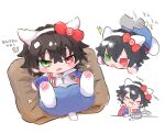  1boy :3 :o ^^^ all_fours animal_ears animal_hands badge black_hair blue_shorts blush bow button_badge can canned_food cat_ears cat_paws disembodied_hand ear_bow eating fake_animal_ears feet_up food food_on_face full_body furrowed_brow fusion green_eyes hair_between_eyes hand_on_another&#039;s_ass hello_kitty hello_kitty_(character) heterochromia hood hoodie hypnosis_mic jacket jacket_over_hoodie letterman_jacket long_sleeves looking_at_viewer lying male_focus mole mole_under_eye motion_lines multiple_views on_back open_mouth pawpads pet piercing_hole pillow raised_inner_eyebrows red_eyes sanrio short_hair short_tail shorts simple_background simple_flower slit_pupils suke8364 sweatdrop tail top-down_bottom-up white_background white_fur white_hoodie yamada_ichiro zipper 