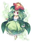  costume crown flower high_heels lilligant personification pokemon red_eyes shoes solo wasabi_(sekai) 