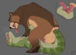2025 alligator alligatorid anal anal_penetration anatomically_correct anatomically_correct_cloaca anatomically_correct_genitalia anatomically_correct_penis animal_genitalia animal_penis anthro anthro_on_bottom anthro_on_feral anthro_penetrated anus arm_markings aroused balls bear bear_ears belly benji_(artist) benji_alligator_(benji) bestiality big_balls big_penis biped blush blushing_profusely bodily_fluids braces breath brown_arms brown_bear brown_body brown_ears brown_fur brown_hands brown_legs butt cheek_markings claws cloaca close-up crocodilian cum cum_in_slit cum_inside cum_on_belly cum_on_body cum_on_butt cum_on_cloaca cum_on_ground cum_on_penis cum_on_self cum_on_tail cumshot digital_drawing_(artwork) digital_media_(artwork) dominant dominant_feral duo ejaculation erection facial_markings feral feral_on_top feral_penetrating fur furry_tail genital_fluids genital_slit genitals green_body green_scales grizzly_bear hair half-erect head_markings hi_res interspecies kuruk_(character) leaking_precum long_tail looking_pleasured lying male male/male male_anthro male_feral male_on_bottom male_penetrated male_penetrating male_penetrating_male mammal mane mane_hair markings monotone_background monotone_body monotone_scales multicolored_body multicolored_fur mutual_penetration nude on_back on_bottom on_ground on_top open_mouth orgasm orgasm_face panting pawpads paws penetration penile penile_penetration penis penis_in_penis plantigrade precum quadruped rear_view reptile scales scalie scaly_tail sex sheath short_tail simple_background sketch slit_penetration slit_play slitfuck small_tail submissive submissive_anthro tail tail_fetish tail_in_ass tail_insertion tail_play tail_sex tan_balls tan_belly tan_body tan_fur teeth third-party_edit three-quarter_view tongue tongue_out urethral urethral_penetration ursidae ursine ursine_ears ursine_genitalia ursine_penis