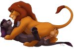 absurd_res alpha_channel animal_genitalia animal_penis animal_pussy anus balls bodily_fluids butt canon_x_oc cum digital_drawing_(artwork) digital_media_(artwork) disney duo erection feet felid feline feline_genitalia female female_penetrated feral feral_on_feral feral_penetrated from_front_position fur genital_fluids genitals hair heymayaart hi_res hindpaw kamaria_(rallan) lion looking_at_another lying male male/female male_penetrating male_penetrating_female mammal mane missionary_position on_back pantherine pawpads paws penetration penile penis pussy sex simba_(the_lion_king) smile tail the_lion_king toes vaginal vaginal_penetration