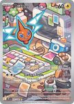  artist_name blue_eyes camera card_(medium) character_name checkerboard_cookie coffee coffee_maker coffee_mug coffee_pot company_name computer computer_keyboard cookie copyright_name copyright_notice cup english_text floating flower food kayama_taiga monitor mug no_humans official_art pencil photo_(object) poke_ball poke_ball_(basic) pokemon pokemon_(creature) pokemon_card pokemon_focus pokemon_tcg rotom smile solo spill teeth third-party_source trading_card 