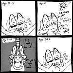 ambiguous_gender anthro canid canine canis depression diaper digital_media_(artwork) fluff_pampz hi_res mammal noose pacifier pixel_(artwork) solo suicidal_ideation suicide text traumatized vent vent_art wolf