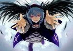  foreshortening hands kuroi rozen_maiden solo suigintou wings 