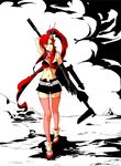  bad_id bad_pixiv_id long_hair solo tengen_toppa_gurren_lagann thighhighs yoko_littner yubari 