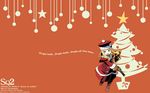  blonde_hair christmas gun gunner highres himukai_yuuji jack_frost official_art sekaiju_no_meikyuu wallpaper weapon 