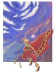  cloak cloud clouds gootan human male mammal outside sky terranigma unknown_species video_games yomi 