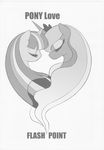  absurd_res aoi_takayuki equine eyes_closed female friendship_is_magic hair hi_res horn horse lesbian long_hair mammal monochrome my_little_pony pony princess_luna_(mlp) tiara twilight_sparkle_(mlp) two_color_hair two_tone_hair unicorn 