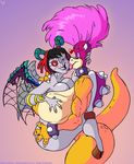  &lt;3 big_breasts breasts female kissing koopa lesbian mandy_koopa mario_bros nintendo scalie slb video_games 