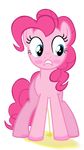  accident blue_eyes blush equine female feral friendship_is_magic fur hair horse mammal my_little_pony peeing pink_fur pink_hair pinkie_pie_(mlp) pony solo unknown_artist urine 