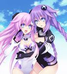  bodysuit choujigen_game_neptune choujigen_game_neptune_mk2 compile_heart purple_heart purple_sister 