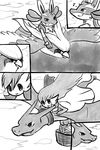  basket charizard cloud comic female flying gardevoir greyscale haychel lucario male monochrome nintendo pidgeot pok&#233;mon pok&eacute;mon video_games 