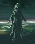  cthulhu cthulhu_mythos genderswap giantess green_hair green_skin john_amor monster solo tentacles 