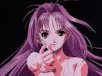  90s aim animated animated_gif bare_shoulders flash heart lowres macross macross_7 mikimoto_haruhiko mylene_jenius pink_hair 