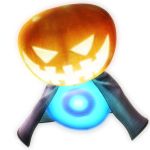  3d_(artwork) cape clothing digital_media_(artwork) food fruit ghost glowing jack-o&#039;-lantern monster nibroc-rock not_furry pumpkin pumpkin_ghost smile sonic_(series) spirit yellow_eyes 