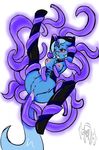  anthro anthrofied avante92 blush bound breasts cloth clothing collar corset drooling equine female friendship_is_magic gloves hair hi_res horn horse latex legwear long_hair magic mammal my_little_pony nipples penetration pussy rubber saliva stockings tentacles trixie_(mlp) unicorn vaginal vaginal_penetration 