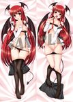  bad_id bad_pixiv_id bat_wings black_bra black_legwear black_panties blush bra breast_grab breasts dakimakura demon_tail demon_wings grabbing head_wings koakuma large_breasts lingerie long_hair lying multiple_views navel nipples on_back open_clothes open_mouth panties panty_pull pantyhose pantyhose_pull pussy pussy_juice red_eyes red_hair ren_san saliva sample skirt skirt_removed tail touhou uncensored underwear wings 