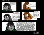  2009 bear black_background bragon comic dragon female hybrid jakegr jakegr_(character) male mammal plain_background romantic ruick 