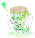  choker cure_march dress fairy glowing green green_dress green_eyes green_hair green_skirt guriko_(818180) in_container jar long_hair magical_girl midorikawa_nao minigirl precure skirt smile_precure! solo transparent_background trapped tri_tails very_long_hair wings wrist_cuffs 