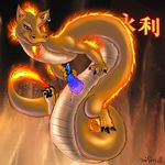  anus chinese_dragon dragon feral fire male masturbation penis solo yaoifairy 