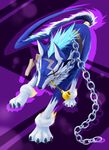  dog full_body hadhia_qise no_humans purple_background repede scar tales_of_(series) tales_of_vesperia 