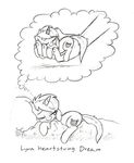  cute disembodied_hand dream equine female feral friendship_is_magic hair hand horn horse lyra_(mlp) lyra_heartstrings_(mlp) mammal mickeymonster my_little_pony pillow pony sleeping unicorn 