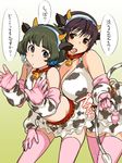  1girl akizuki_ryou anal_tail animal_ears animal_print bad_id bad_pixiv_id bell bell_collar breasts brown_eyes brown_hair butt_plug collar cow_bell cow_ears cow_horns cow_print crossdressing elbow_gloves fake_tail gloves headset hetero hody0908 horns idolmaster idolmaster_cinderella_girls idolmaster_dearly_stars large_breasts oikawa_shizuku open_mouth otoko_no_ko pink_legwear short_hair smile tail thighhighs translated 