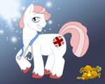  cutie_mark equine feral friendship_is_magic gender_swap hair honey_drop horse male mammal medical my_little_pony nurse nurse_redheart_(mlp) pink_hair pony solo stethoscope 