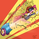  amazing cannon captain_falcon confetti eyewear f-zero female friendship_is_magic goggles helmet my_little_pony party_cannon pinkie_pie_(mlp) solo we_are_not_safe 
