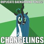 2012 blackdragon94 changeling equine female friendship_is_magic green_eyes horn horse my_little_pony queen_chrysalis_(mlp) text 