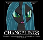  2012 blackdragon94 changeling equine female friendship_is_magic green_eyes horn horse my_little_pony pony queen_chrysalis_(mlp) text 