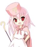  ? benesse fang hat hatena_yousei pink_cape pink_hair pink_hat safi solo 