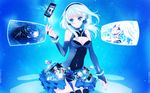  black_rock_shooter cleavage hatsune_miku kuroi_mato original phone possible_duplicate tagme touwa_erio vocaloid wogura 