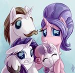  cub equine female feral friendship_is_magic group hair horn horse male mammal multi-colored_hair my_little_pony purple_hair rarity_(mlp) sibling sisters sweetie_belle_(mlp) unicorn young 