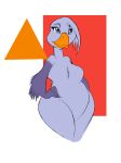  anthro anthrofied avian balto_(film) beak belly bird blush boris_(balto) breasts female feral goose looking_at_viewer slightly_chubby smile solo_focus spreading stella_(balto) wings 