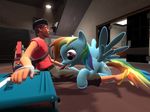  crossover friendship_is_magic my_little_pony rainbow_dash scout spy team_fortress_2 